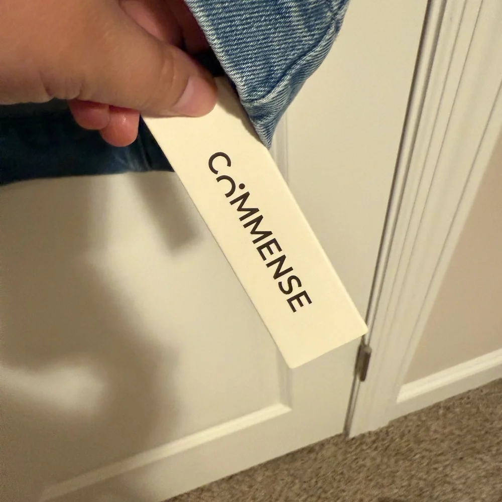 Commense Blue Denim Dress - Picture 3 of 5